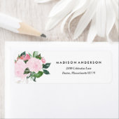 Chic romance | Étiquette d'adresse de retour (En situation)