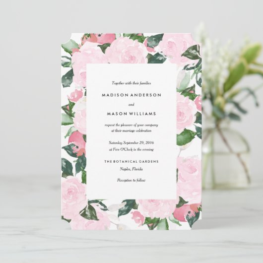 Chic romance| Faire-part de mariage (Debout devant)