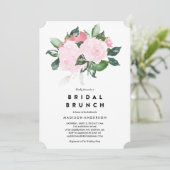 Chic romance | Fête des mariées Brunch Invitation (Debout devant)