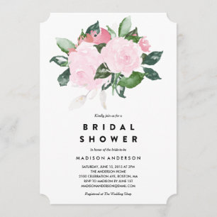Chic romance Invitation de douche nuptiale