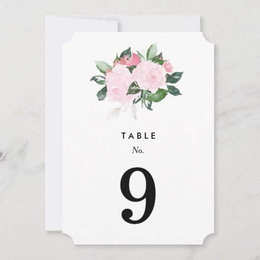 Chic Romance | Numéros de Table (Devant)