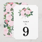 Chic Romance | Numéros de Table (Devant / Derrière)