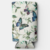 Chic Romantic Blue Butterflies Vrijgezellenfeest (Voorkant)