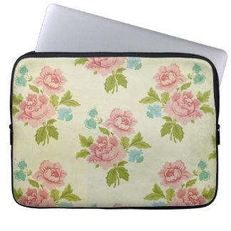 Chic Roos Flowers Floral laptophoes Laptop Sleeve