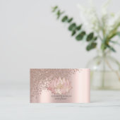 Chic Roos Gold Diamonds Lotus Visitekaartje (Staand voorkant)