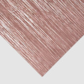 Chic Roos Gold Glam Tinsel Stripes Kerst Tissuepapier (Detail)