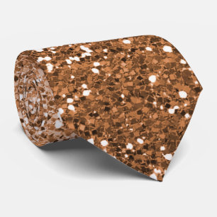 Chic Roos Gold Glitter Stropdas