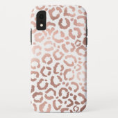 Chic Roos Gold Leopard Cheetah Animal Print Case-Mate iPhone Case (Achterkant)
