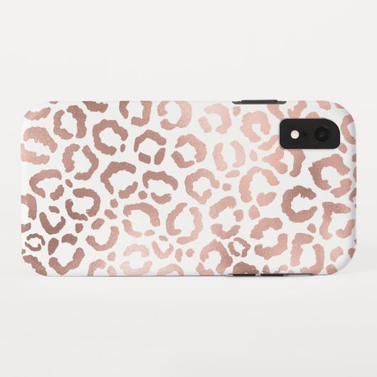 Chic Roos Gold Leopard Cheetah Animal Print Case-Mate iPhone Case (Achterkant (horizontaal))
