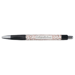 Chic Roos Gold Leopard Cheetah Animal Print Pen