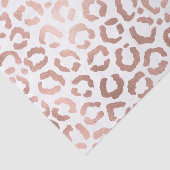 Chic Roos Gold Leopard Cheetah Animal Print Tissuepapier (Detail)