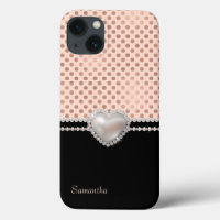 Chic Roos Gold Polka Dots and Pearls