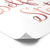 Chic Roos Gold SELFIE STATION Sign Print (Hoek)