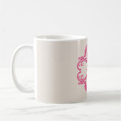 Chic rose Damask Mug (Gauche)