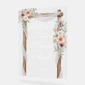 Chic rose floral musulman parti arabe islamique (Angle)