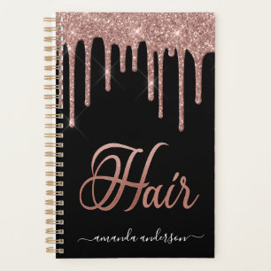 Chic Rose Gold Drips Hair Rendez-vous Livre