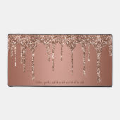 Chic Rose Gold Parties scintillant Drivers Personn (Recto)