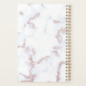 Chic Rose or marbre personnalisé (Dos)