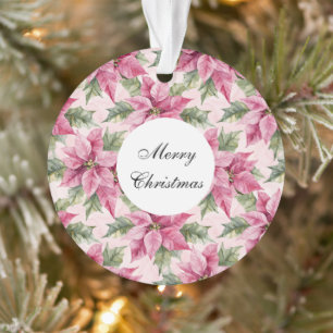 Chic rose Poinsettia Fleurs Noël