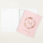 Chic Rose rose rose rose or Monogramme personnalis (Devant avec enveloppe)