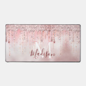 Chic rose rousse parties scintillant or goutte à g (Recto)