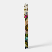 Chic roses wild violets stained Glass (Côté gauche)