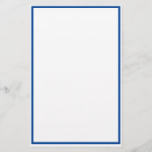 Chic Royal Blue Ancre Monogramme papeterie (Dos)