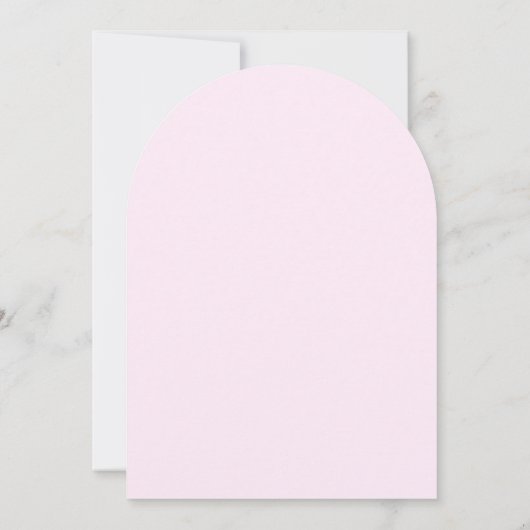 Chic Roze Hand getrokken Bow & Script Graduation P Kaart (Achterkant)