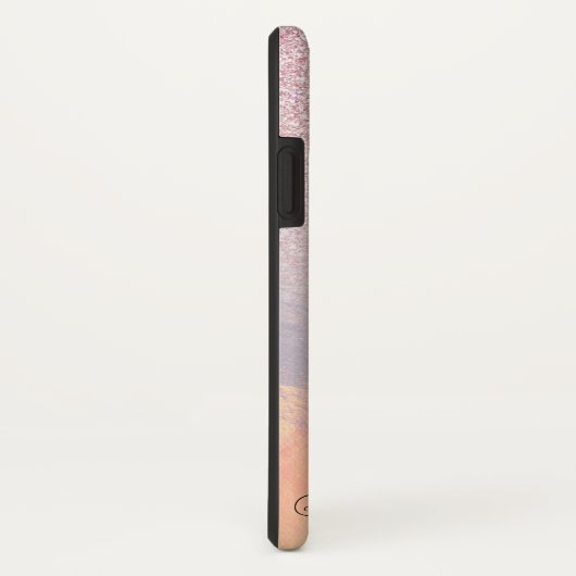 Chic roze litter Iridescent Holographic Gradient Case-Mate iPhone Case (Achterkant / rechts)