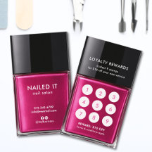 Chic roze nagellakfles nagelsalon