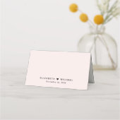 Chic Roze Script Trouwtafel Nummer (Achterkant)