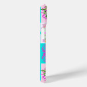 Chic roze Siciliaanse citrus collage bloemige tege Case-Mate iPhone Case (Achterkant / Rechts)