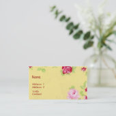 Chic Rozen Visitekaartje (Staand voorkant)