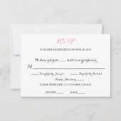 Chic RSVP Kaartje (Voorkant)