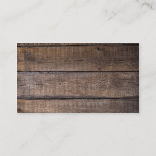 Chic Rustic Mariage de bois Site Web Carte RSVP (Dos)