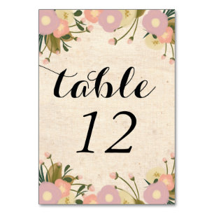 Chic Rustic Waterverf Floral Custom Wedding Kaart