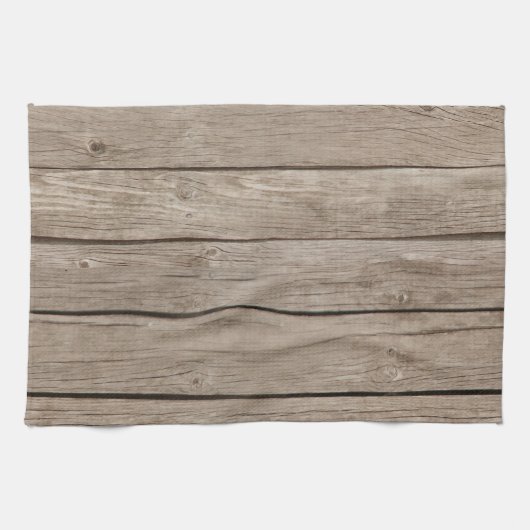 Chic Rustic Wood Theedoek (Horizontaal)