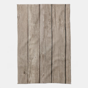 Chic Rustic Wood Theedoek