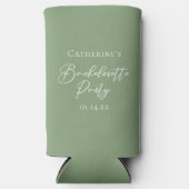 Chic Sage Green Bachelorette Party Personalized (Voorkant)