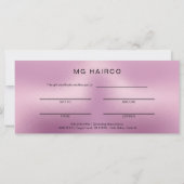 Chic Salon Metallic Roze Cadeaubon (Achterkant)