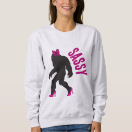 Chic Sassy Sasquatch (Grote Voet) Trui