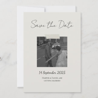 Chic Save The Date Card with personal touch Bedankkaart
