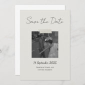 Chic Save The Date Card with personal touch Bedankkaart (Voorkant / Achterkant)