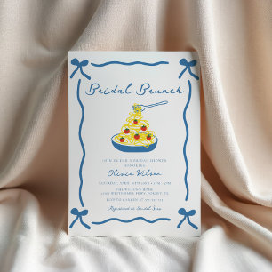 Chic Scribble Bow Italiaans Vrijgezellenfeest Kaart