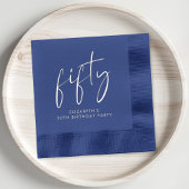 Chic Script 50e fête d'anniversaire