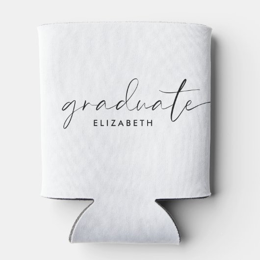 Chic Script-Afstuderen Blikjeskoeler (Achterkant)