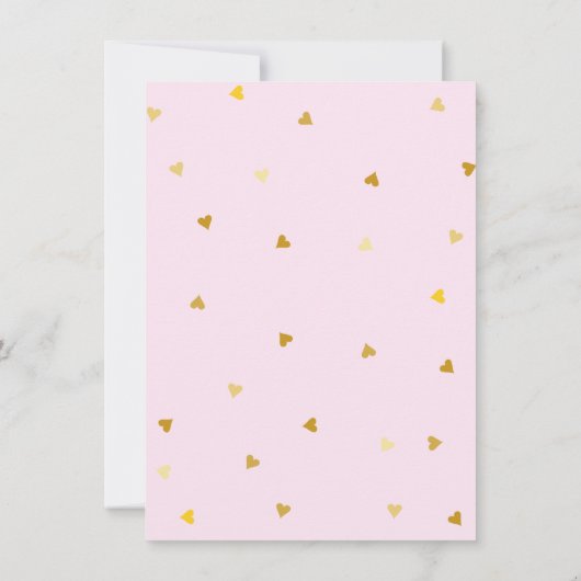 Chic Script Amour Coeur Bébé Fille Merci Poème (Dos)