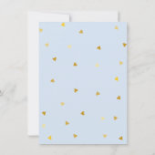 Chic Script Amour Coeur bébé garçon Merci poème (Dos)