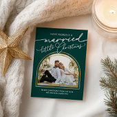 Chic Script Arch Mariage de vacances Faire-part