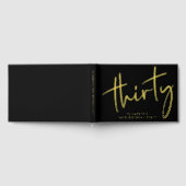 Chic Script Black 30th Birthday Party (Complet)